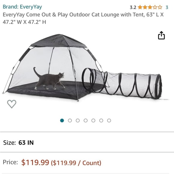 Everyay outdoor cat lounger. New in box. - Picture 1 of 3